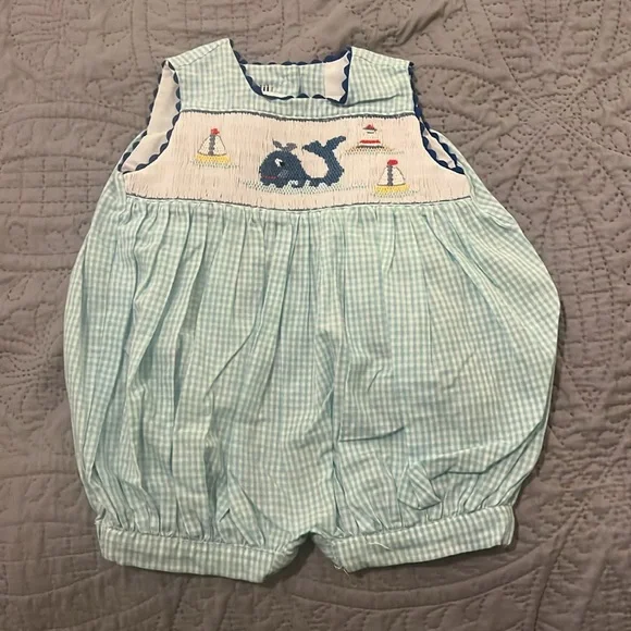 3 Baby Rompers with Animal Embroidery Baby Boy - Picture 6 of 11